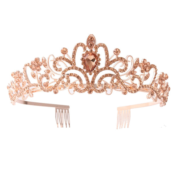 All gold bow style Tiara