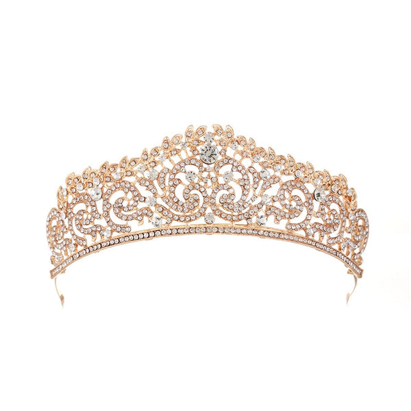 Grand gold style tiara